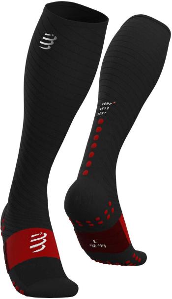 Compressport Full Recovery Black 4L Běžecké ponožky