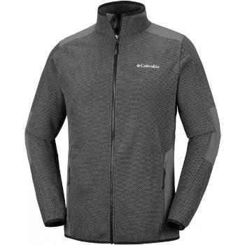 Columbia TOUGH HIKER FULL ZIP FLEECE Pánská fleecová mikina, tmavě šedá, velikost S