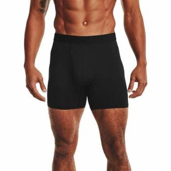 Under Armour Pánské boxerky UA Tech Mesh 6in 2 Pack, Černá, M