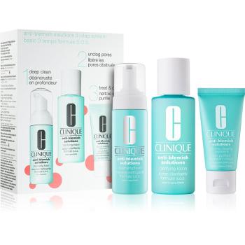 Clinique Anti-Blemish Solutions™ Clear Skin System Starter Kit cestovní sada (pro dokonalé vyčištění pleti)