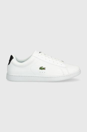 Kožené sneakers boty Lacoste CARNABY EVO bílá barva, 42SFA0017