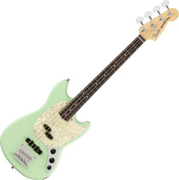 Fender American Performer Mustang RW Satin Surf Green Elektrická baskytara