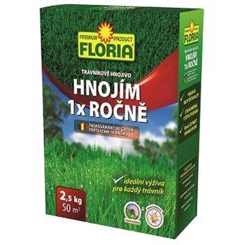 FLORIA Trávníkové hnojivo HNOJÍM 1x ROČNĚ 2,5 kg (008410)