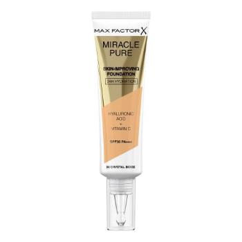Max Factor Miracle Pure Skin-Improving Foundation SPF30 30 ml make-up pro ženy 33 Crystal Beige na všechny typy pleti