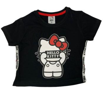 EPlus Dívčí tričko - Hello Kitty černé Velikost - děti: 134