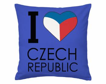 Polštář MAX I love Czech republic