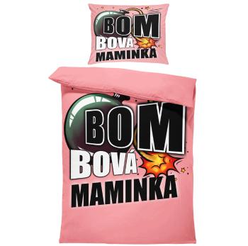 Povlečení Bombová maminka (Rozměr : 1x150/200 + 1x60/50)