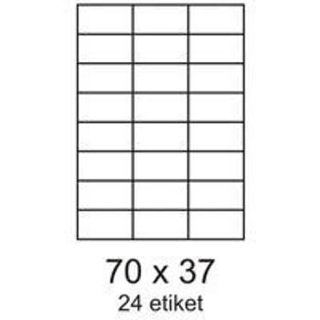 Etikety 70x37mm 24etiket na archu 100listů Label