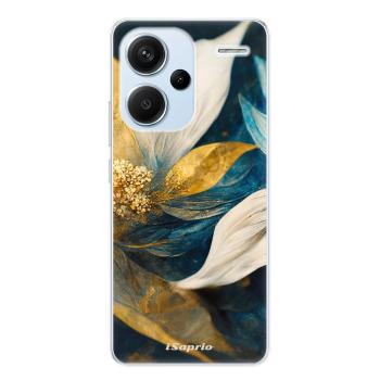 Odolné silikonové pouzdro iSaprio - Gold Petals - Xiaomi Redmi Note 13 Pro+ 5G