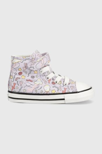 Dětské tenisky Converse fialová barva