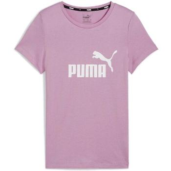 Puma ESSENTIALS LOGO TEE Dívčí triko, růžová, velikost