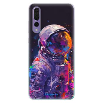 Odolné silikonové pouzdro iSaprio - Neon Astronaut - Huawei P20 Pro