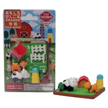 Iwako Farm Animal Set - balení 7 ks (4991685180100)