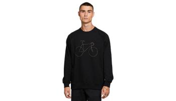 Dedicated Sweatshirt Malmoe Rainbow Bicycle Black černé 18301