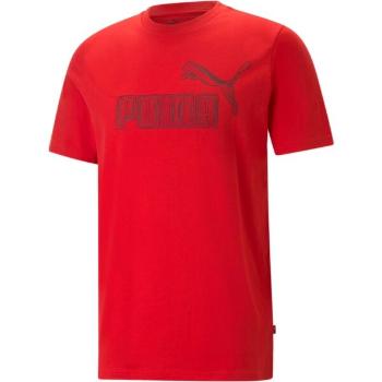 Puma GRAPHICS NO 1 LOGO TEE Pánské triko, červená, velikost XL
