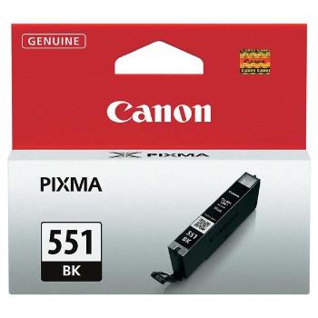 CANON CLI-551 BK - originální cartridge, černá, 7ml
