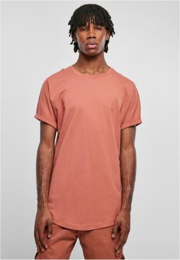 Urban Classics Long Shaped Turnup Tee terracotta - 4XL