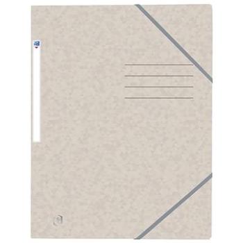 OXFORD desky A4 s gumičkou, pastelově šedé (400116328)