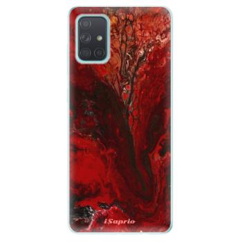 Odolné silikonové pouzdro iSaprio - RedMarble 17 - Samsung Galaxy A71