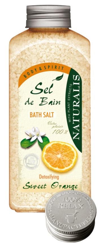 Naturalis koupelová sůl s vůní pomeranče 1000 g