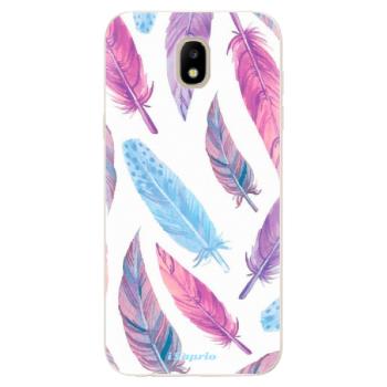 Odolné silikonové pouzdro iSaprio - Feather Pattern 10 - Samsung Galaxy J5 2017