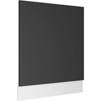 Panel na myčku šedý 59,5×3×67 cm dřevotříska 802564
