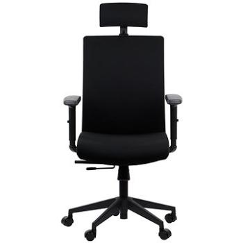 Otočná židle s prodlouženým sedákem RIVERTON F/H, různé barvy, černo-černá (Stema_5903917400022)