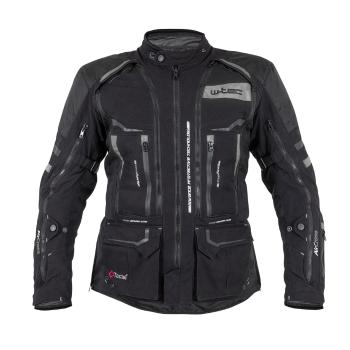 Moto bunda W-TEC Aircross  černo-šedá  M