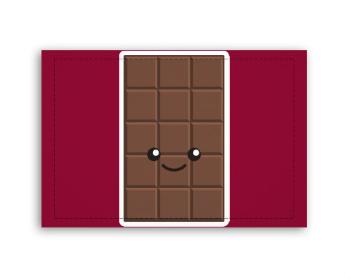 Fotoobraz 60x40 cm malý Kawaii chocolate