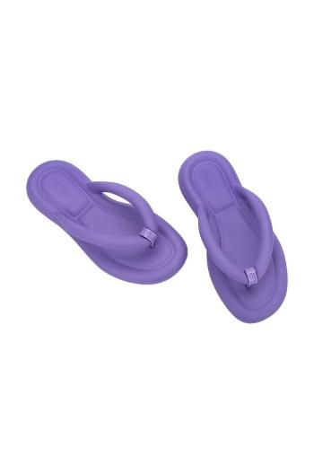 Žabky Melissa Flip Flop Free Ad dámské, fialová barva, na plochém podpatku
