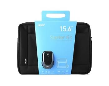 ACER STARTER KIT_15.6" ABG960 carrying bag black and wireles mouse black, 1Y carry-in