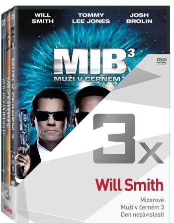 3x Will Smith (Mizerové, Muži v černém 3, Den nezávislosti) - kolekce (3 DVD)