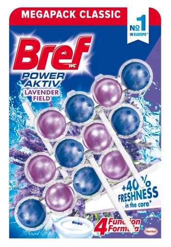 Bref WC blok Power Aktiv Lavender 3 x 50 g