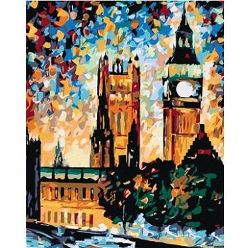 Diamondi - Diamantové malování - BIG BEN V BARVÁCH, 40x50 cm, Vypnuté plátno na rám (603275B)