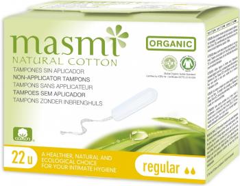 Masmi Tampony REGULAR z organické bavlny 18 ks