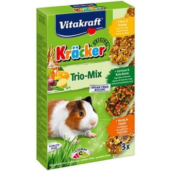 Vitakraft pochoutka pro morčata Kräcker Mix citrus zelenina med 3 ks  (4008239252265)