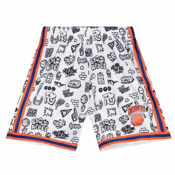 Mitchell & Ness shorts New York Knicks Doodle Swingman Shorts white - XL