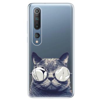 Odolné silikonové pouzdro iSaprio - Crazy Cat 01 - Xiaomi Mi 10 / Mi 10 Pro