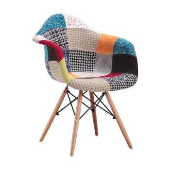 IDEA nábytek Jídelní židle DUO patchwork barevná