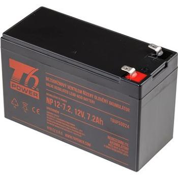 Akumulátor T6 Power NP12-7.2, 12V, 7,2Ah (T6UPS0024)