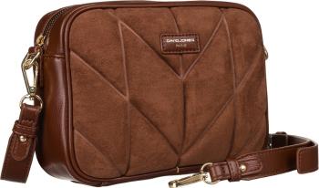 DAVID JONES TMAVĚ HNĚDÁ PROŠÍVANÁ CROSSBODY KABELKA [DH] 6856-1 BROWN Velikost: ONE SIZE