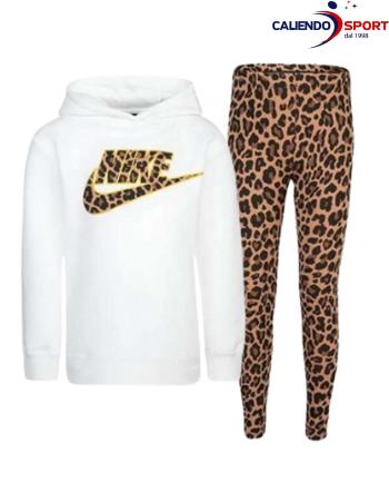 Nike fleece po & legging set 92-98 cm