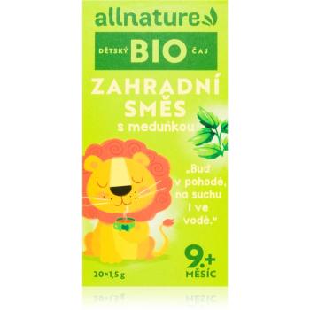 Allnature Dětský čaj BIO Zahradní směs s meduňkou čaj v BIO kvalitě 20x1,5 g