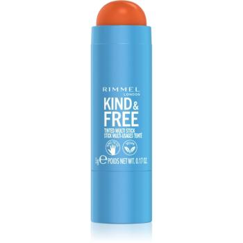 Rimmel Kind & Free multifunkční líčidlo pro oči, rty a tvář odstín 004 Tangerine Dream 5 g