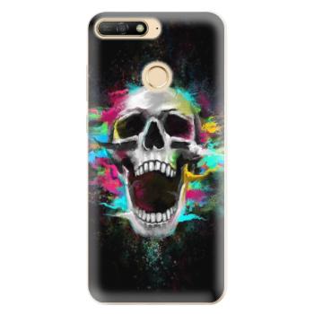 Odolné silikonové pouzdro iSaprio - Skull in Colors - Huawei Y6 Prime 2018