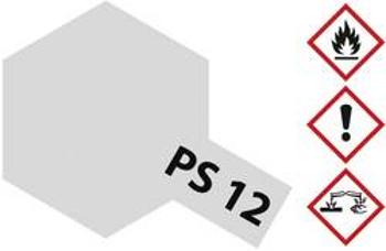 Barva Lexan Tamiya stříbrná PS-12 nádoba se sprejem 100 ml