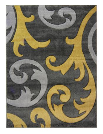 Flair Rugs koberce Kusový koberec Hand Carved Elude Ochre - 200x290 cm Žlutá
