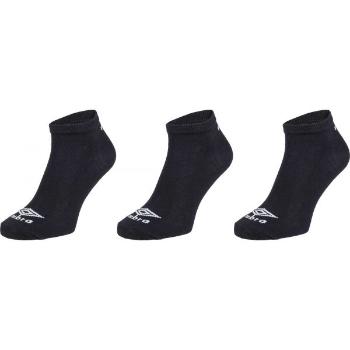 Umbro LINER SOCKS 3 PACK Ponožky, černá, velikost 43-47