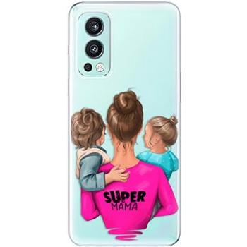 iSaprio Super Mama pro Boy and Girl pro OnePlus Nord 2 5G (smboygirl-TPU3-opN2-5G)