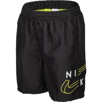 Nike SPLIT LOGO LAP Chlapecké koupací šortky, černá, velikost S